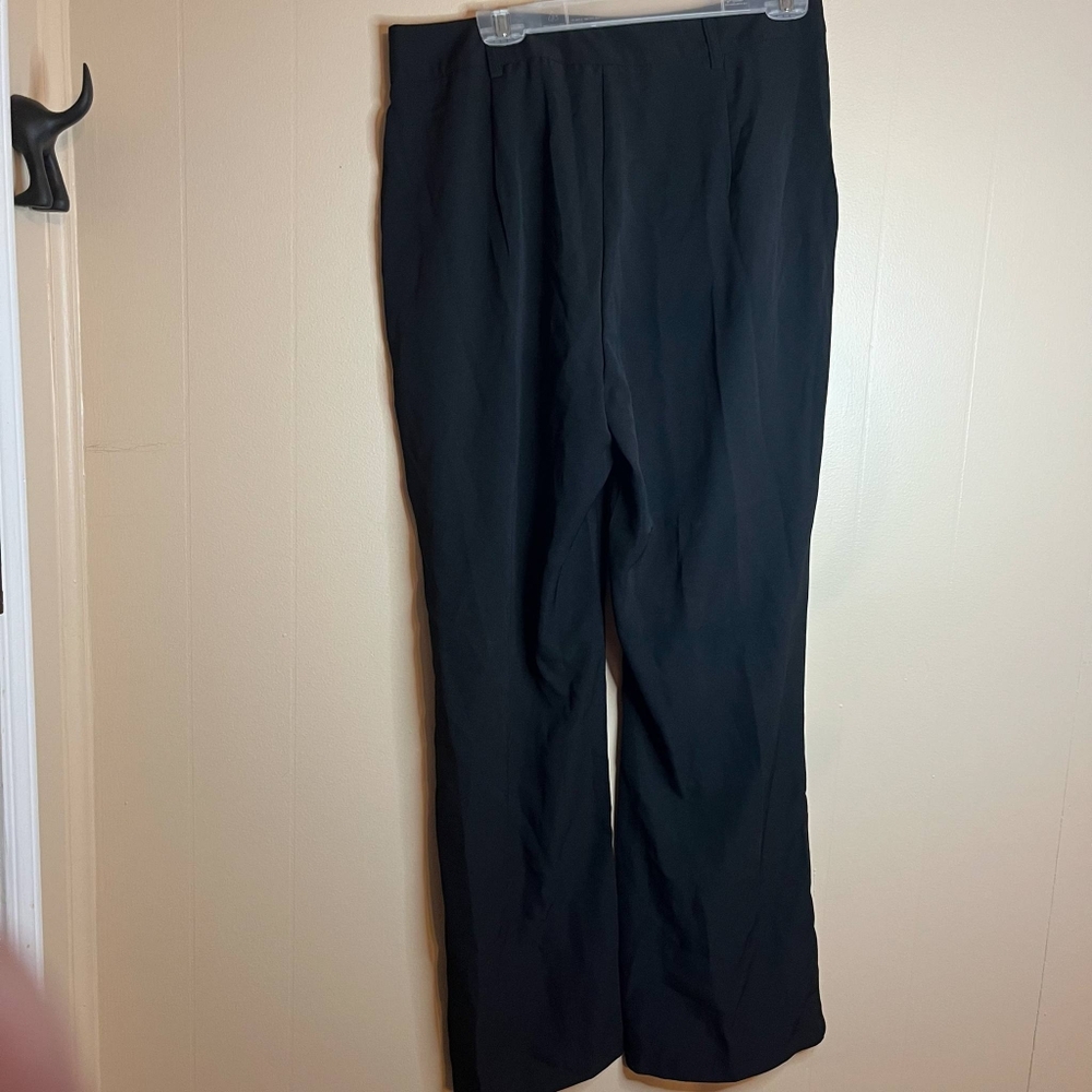 SweatyRocks Casual High Waist Wide Leg Loose Fit Pocketed Dress Pants